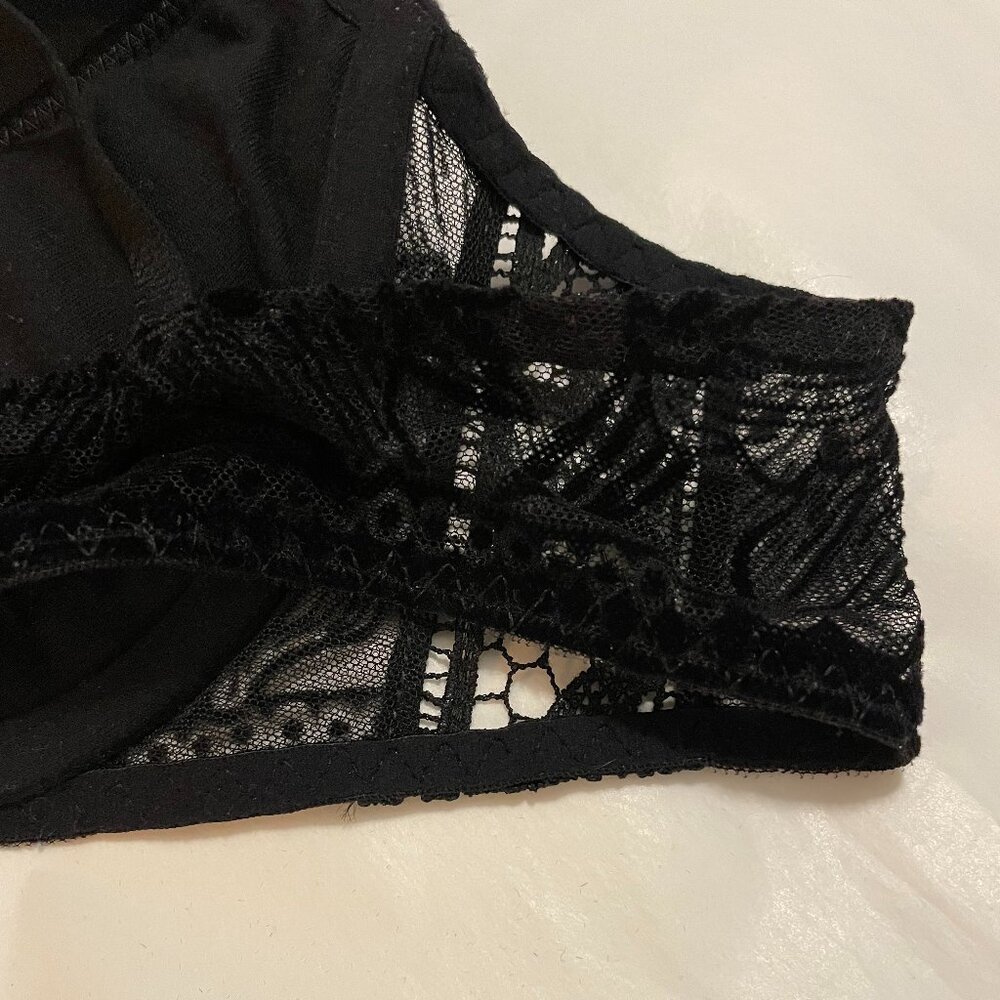AUBADE PARIS Cœur à Corps Underwire Push-up Bra in Black Size 36A NWT - Picture 6 of 12